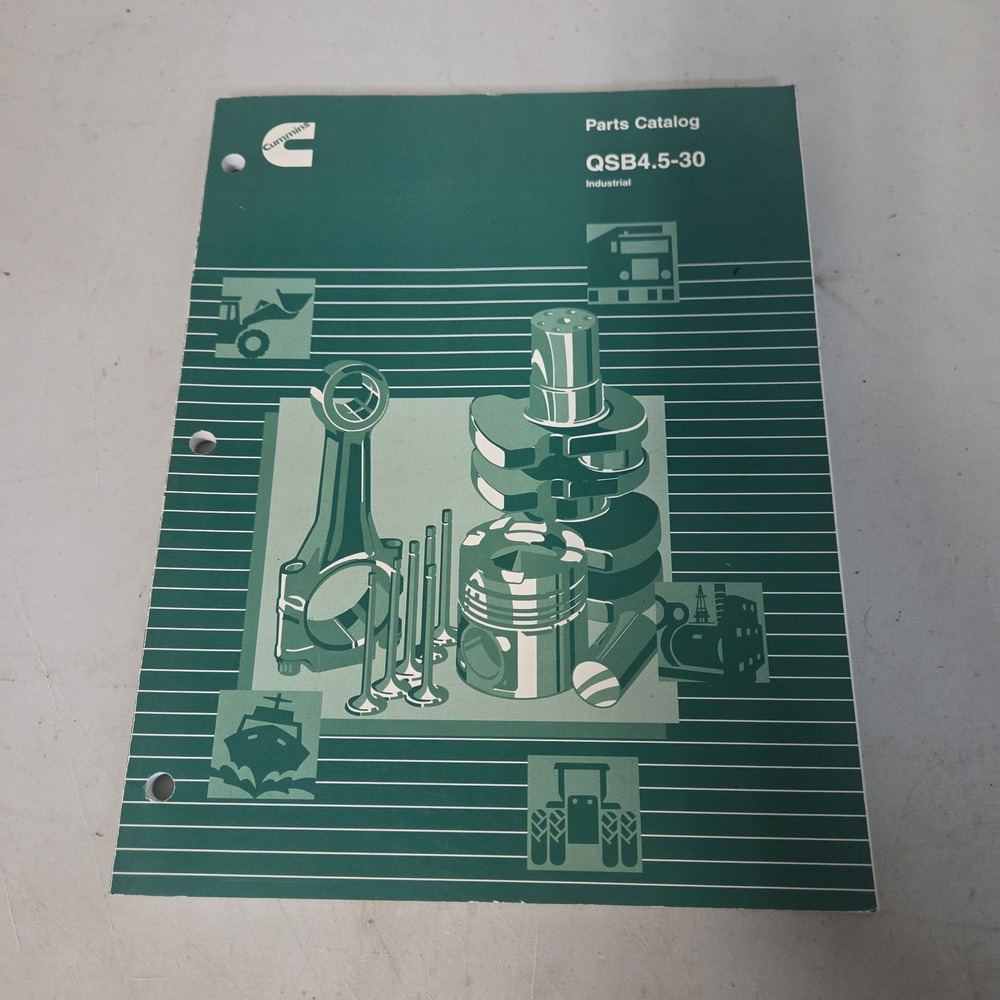 Cummins QSB4.5 Tier 3 Diesel Engine Parts Catalog Manual Shop Service Book